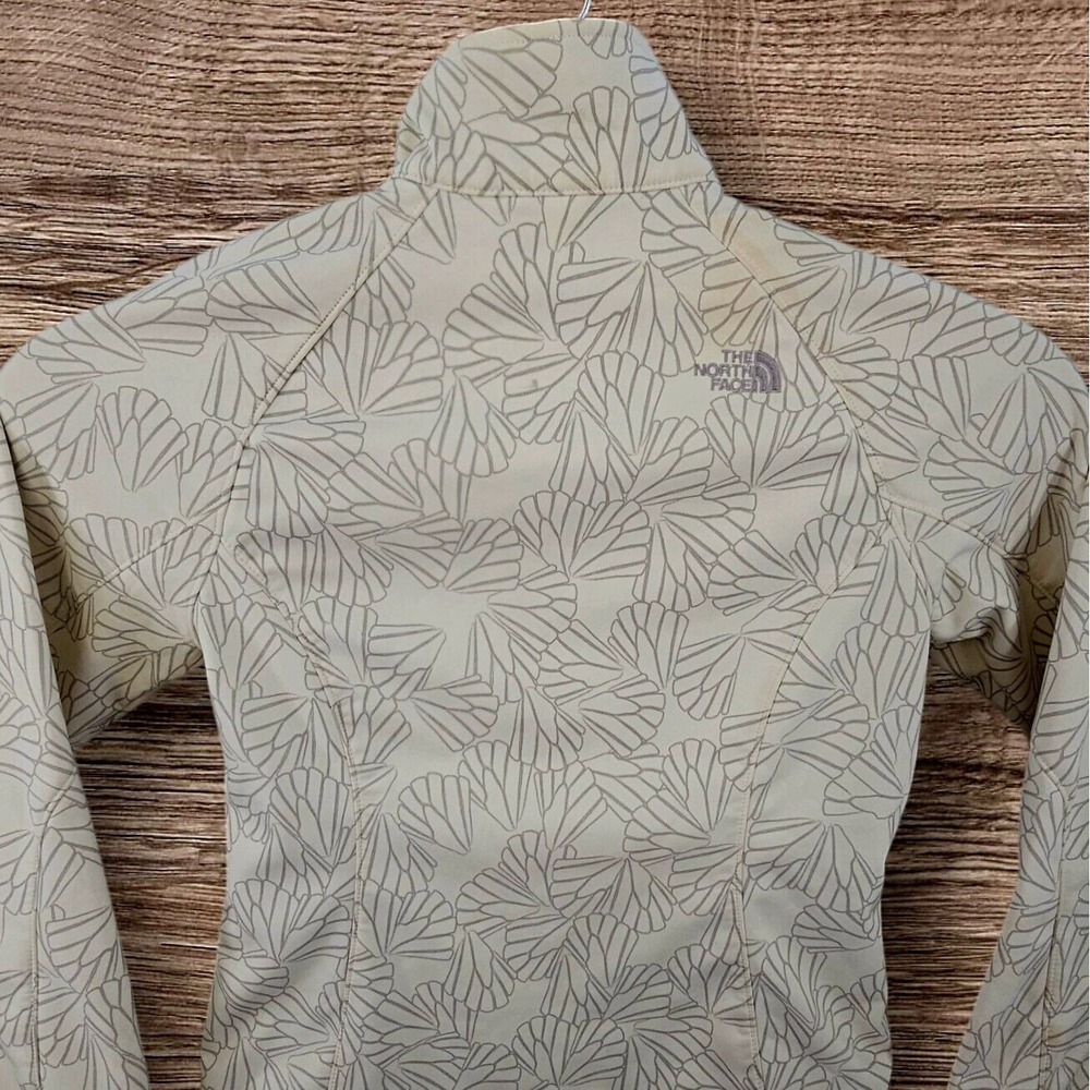 The North Face Jacket Size Medium Women's Apex‎ Barrier Soft Shell Floral White - Picture 4 of 15